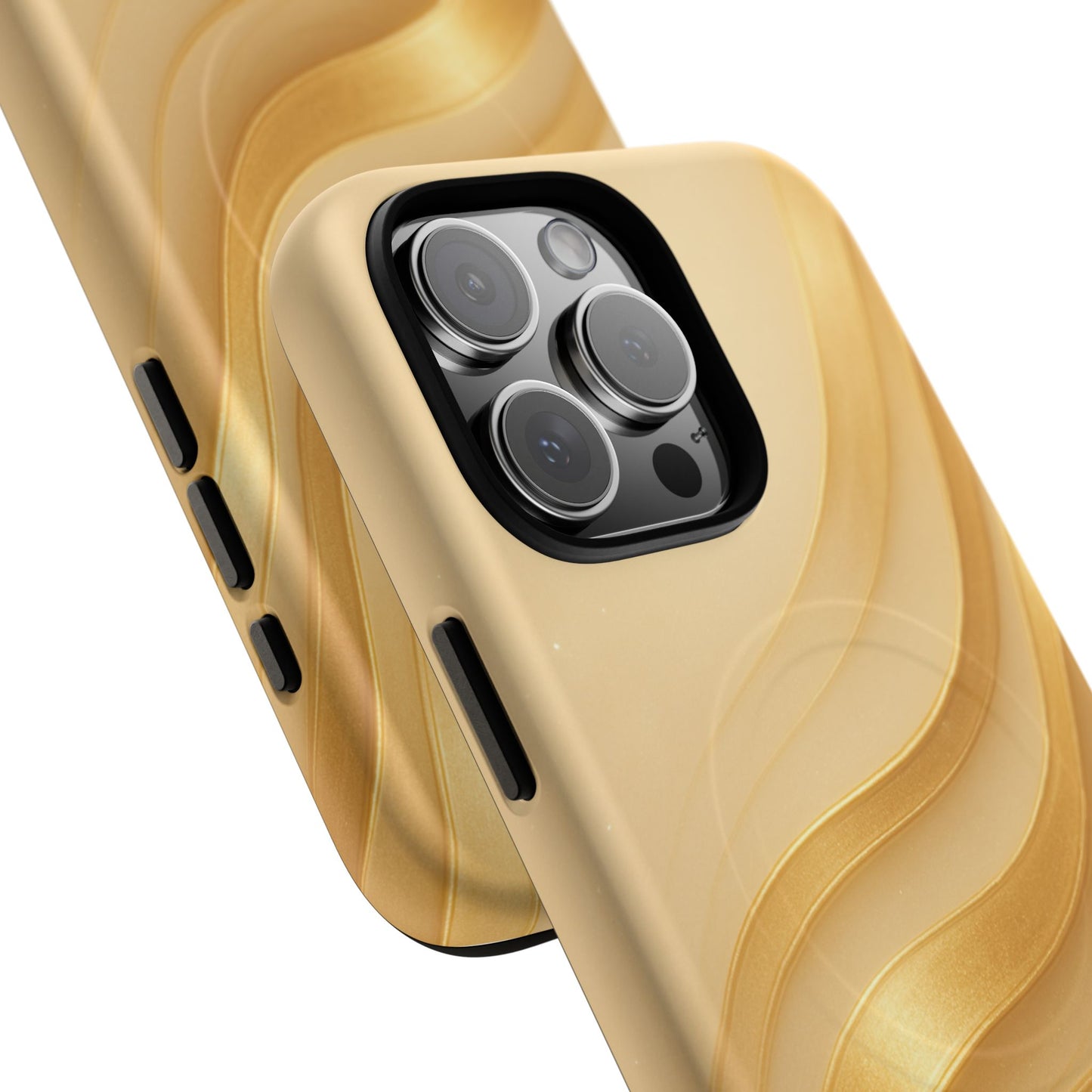 Luxury Series Golden Aura iPhone Case compatible with MagSafe