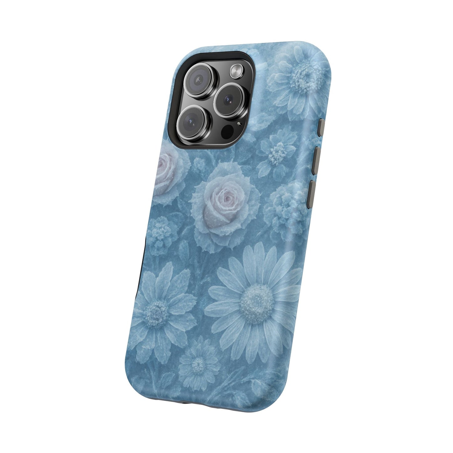 Frozen Beauty Floral Rose iPhone Case | MagSafe compatible  Shamo's