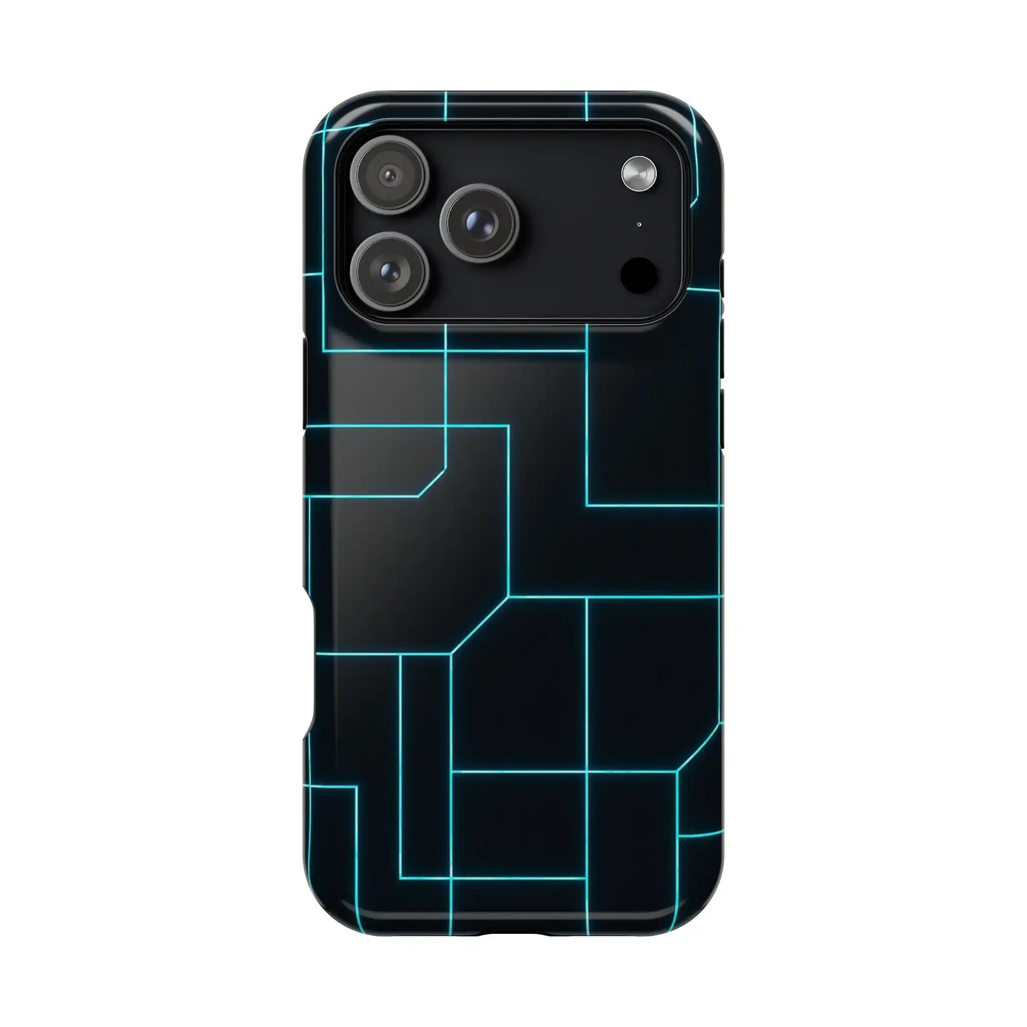 Neon Grid Magnetic Impact-Resistant iPhone Case | MagSafe compatible  Shamo's iPhone 17 Pro Max / Glossy
