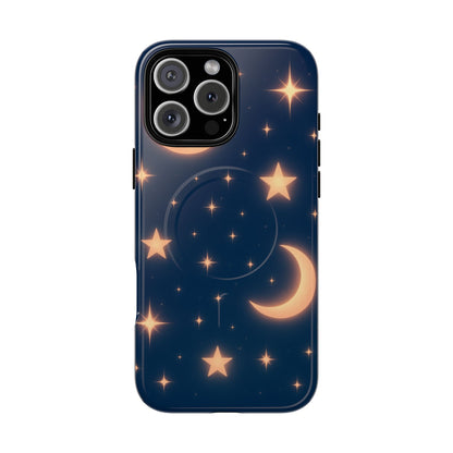Moon Glow Magic Case for iPhone - Star and Moon Design | MagSafe