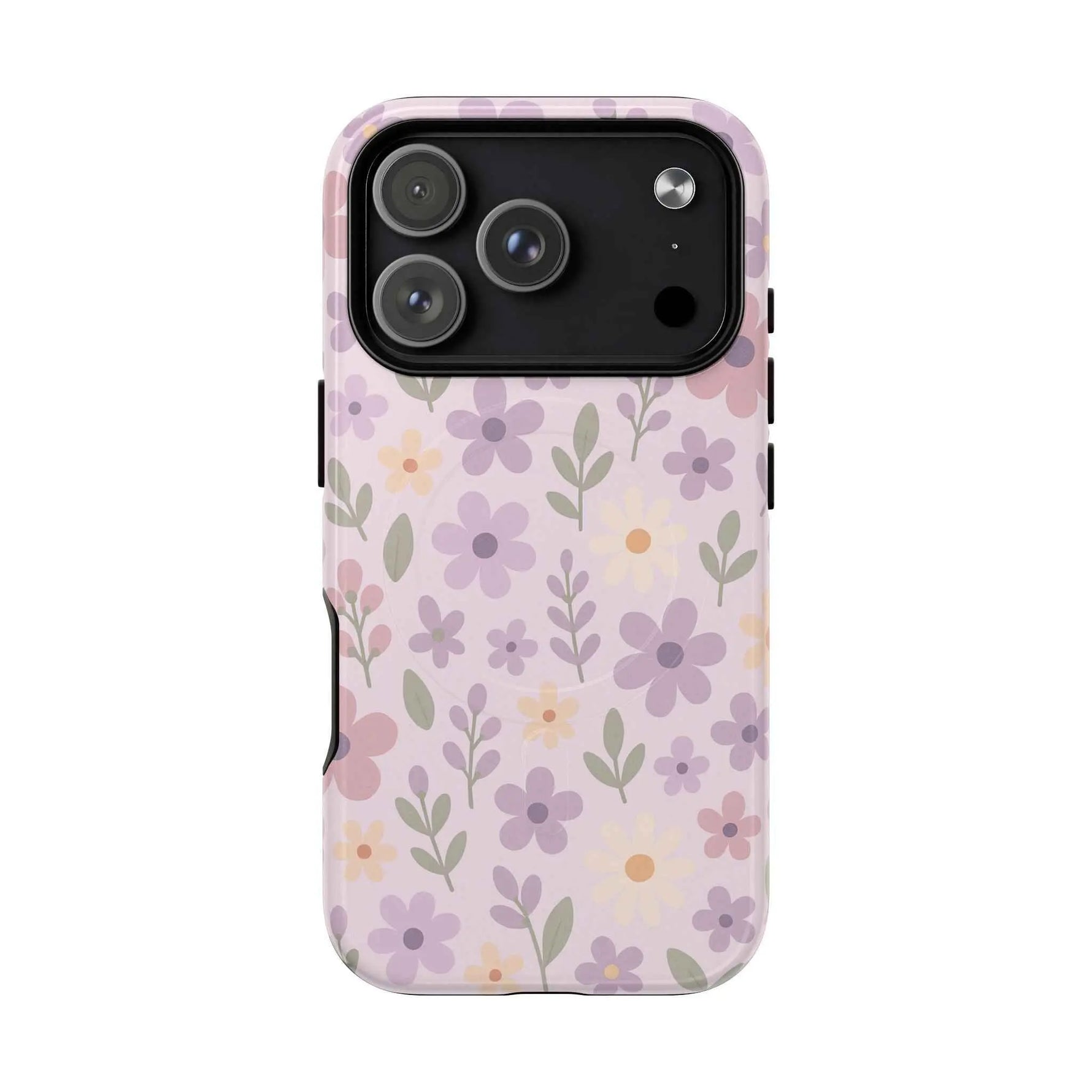 Floral Pattern | Compatible with MagSafe iPhone Case