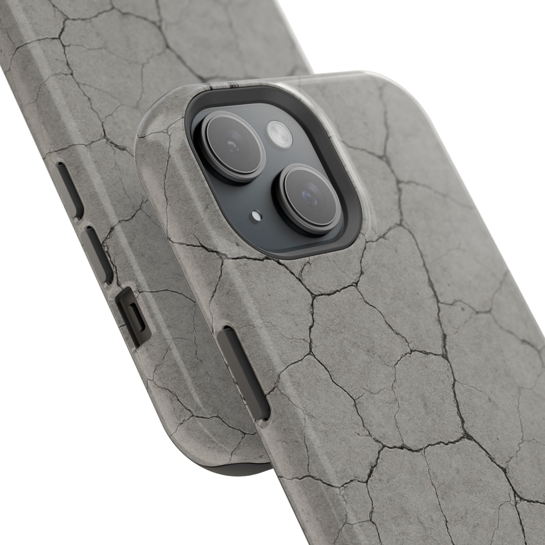 Cracked Concrete Texture iPhone Case with MagSafe compatibility  Shamo's