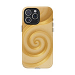 Luxury Series Swirl Gold iPhone Case compatible with MagSafe - Shamo's