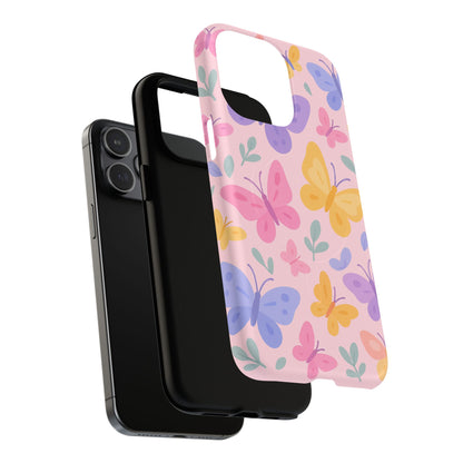 Butterfly Pattern Compatible with MagSafe Tough Magnetic Phone Case