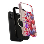 Love Hearts MagSafe iPhone Case — Magnetic, Impact-Resistant