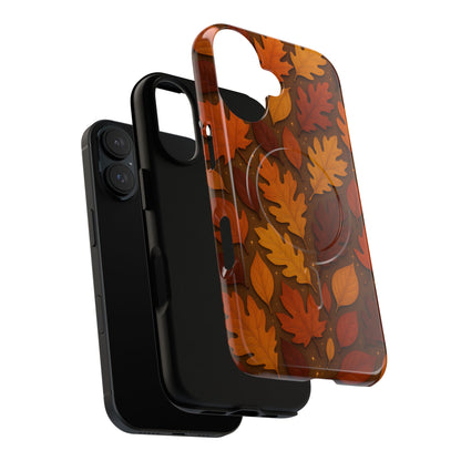 Falling Leaves Magic Phone Case MagSafe Compatible