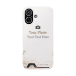 Personalizable Card-Holder Custom Phone Case | Add Your Own Photo and Text - iPhone 17 / Glossy / Without gift packaging - Shamo's