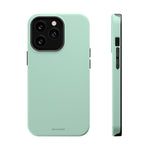 Frosted Mint MagSafe Compatible Impact-Resistant iPhone Case
