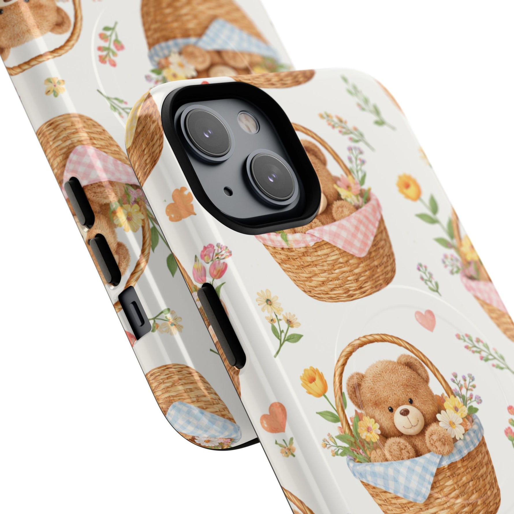 Teddy Berry Basket iPhone Case with MagSafe