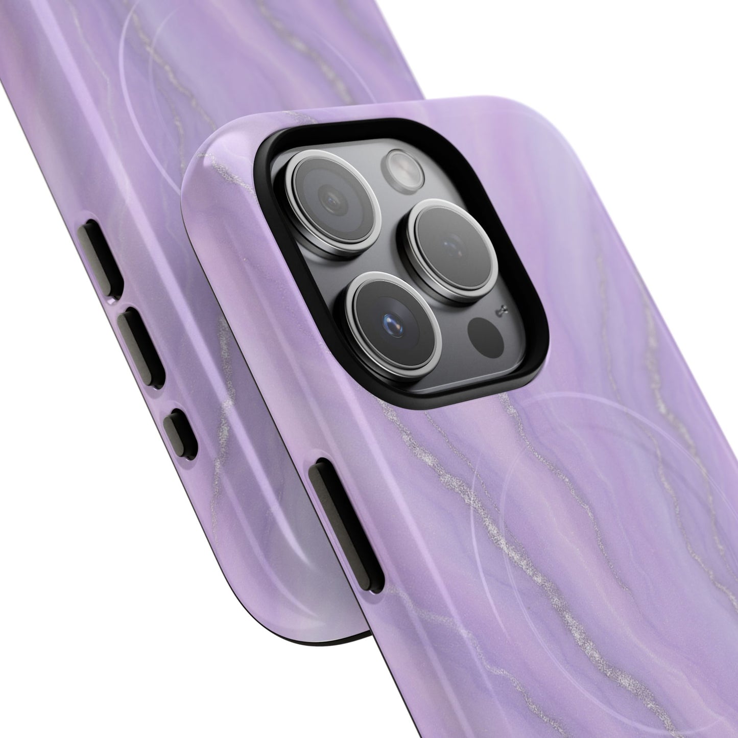 Lavender Marble iPhone Case with MagSafe - Shamo's