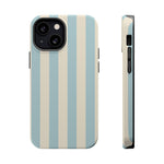 Blue Strips Pattern iPhone Case Compatible with MagSafe - Shamo's