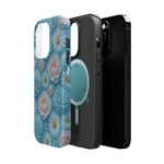 Frozen Floral Rose & Daisy Impact iPhone Case | MagSafe compatible  Shamo's