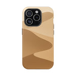 Neutral Desert Wave Design iPhone Case | MagSafe  Shamo's iPhone 15 Pro / Matte
