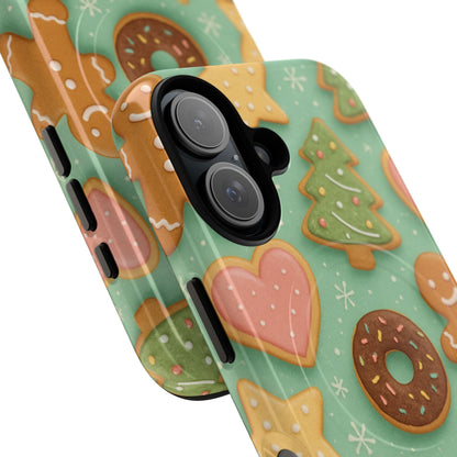 Holiday Cookie Pattern iPhone Case — MagSafe compatible