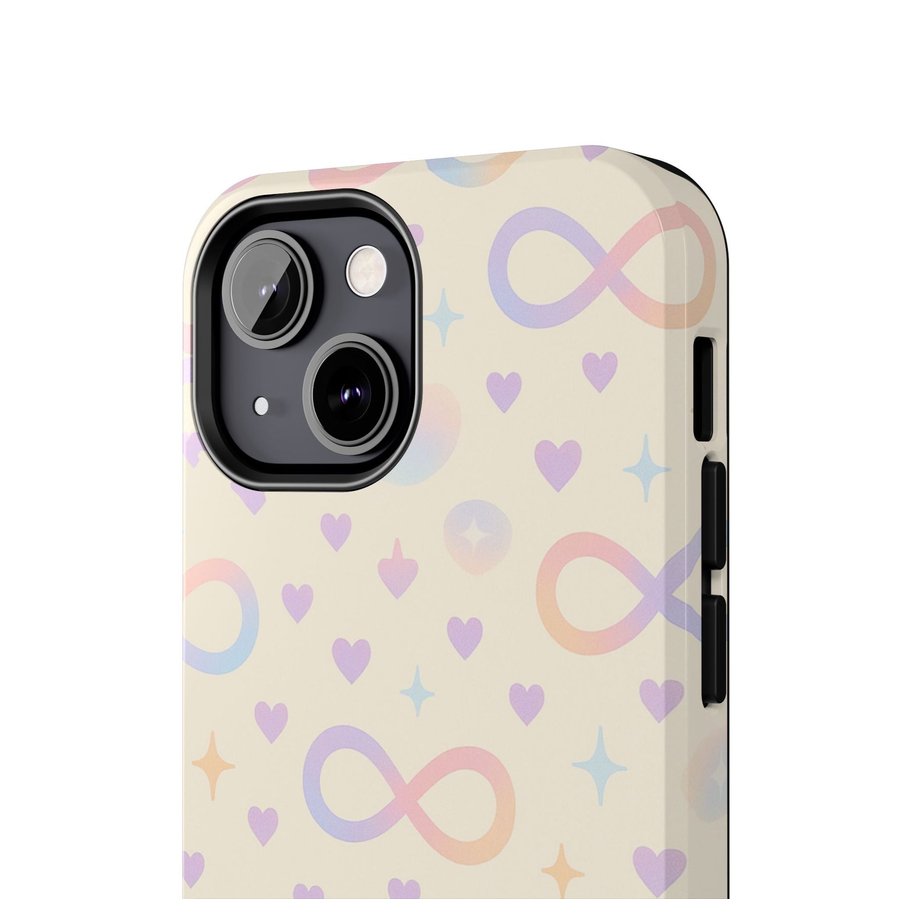 Infinity Pattern Tough Phone Case — Pastel Hearts & Stars  Shamo's