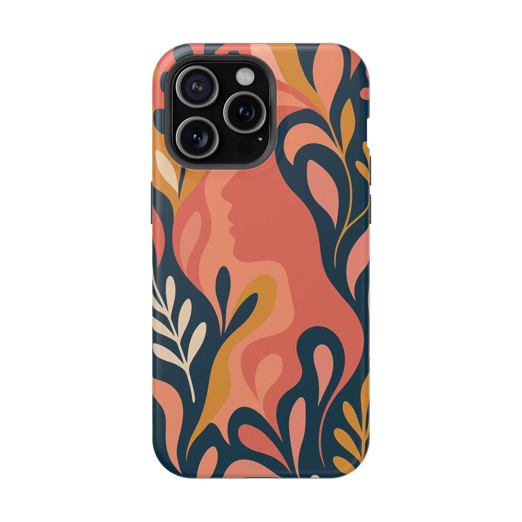 Floral Feminine Abstract MagSafe Impact-Resistant iPhone Case  Shamo's iPhone 15 Pro Max / Matte