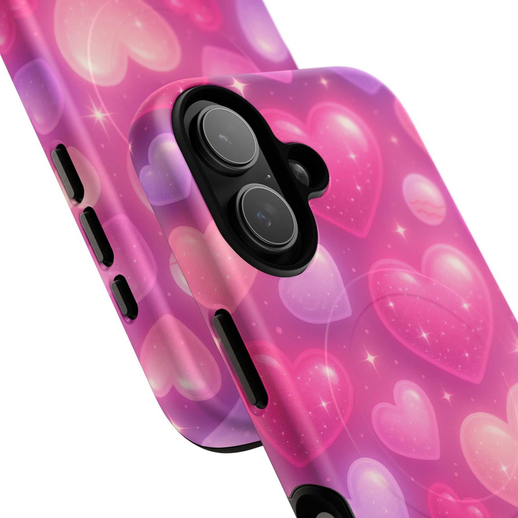 Glitter Hearts Cases for iPhones with MagSafe  Shamo's