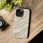 Elegant Gold Wave Tough iPhone Case  Shamo's