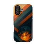 “Geometry of Becoming” Abstract iPhone MagSafe Case — Magnetic Impact-Resistant  Shamo's iPhone 17 / Glossy