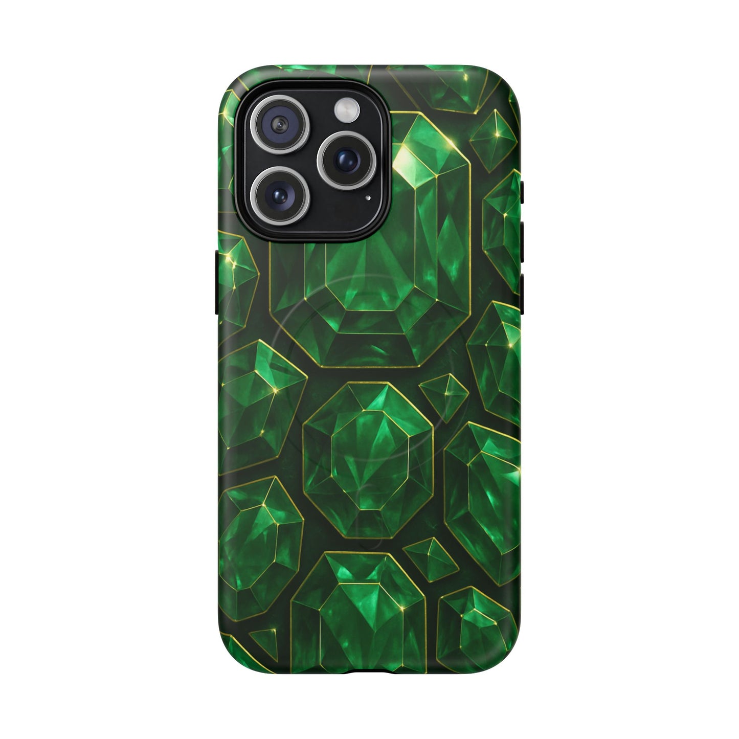 Luxury Series Emerald Gem iPhone Case with MagSafe - Shamo's