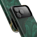 Emerald Marble with Gold Veins iPhone Case | with MagSafe  Shamo's