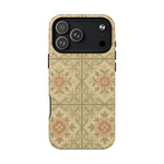 Vintage Rustic Foral Tiles iPhone Case | MagSafe - Shamo's