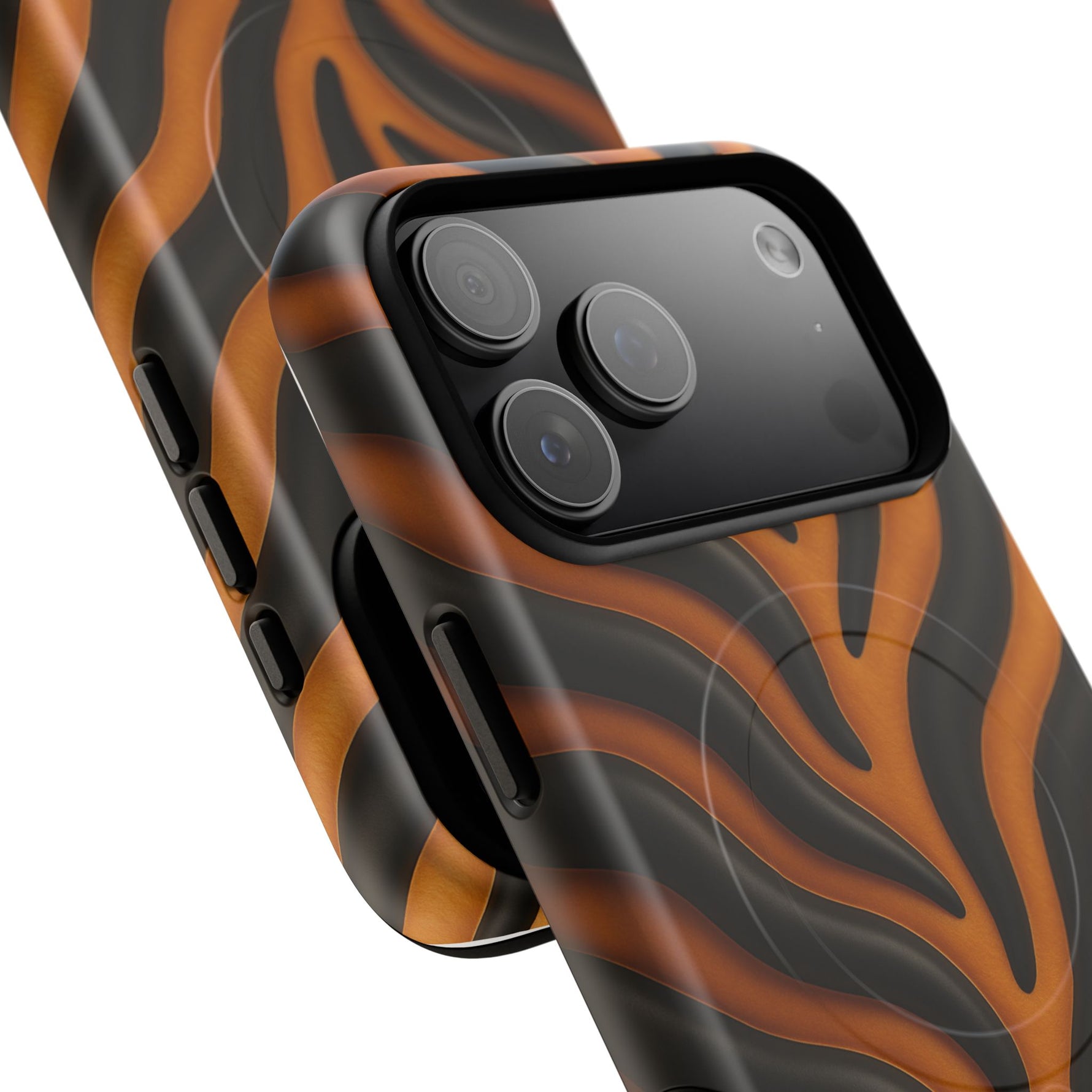 Fierce Tiger Striped iPhone Case - Works with MagSafe - Shamo's