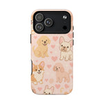 Puppies & Hearts iPhone Case compatible with MagSafe - Shamo's