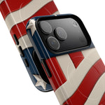 Patriotic iPhone Cases - MagSafe Tough American Flag Design - Shamo's