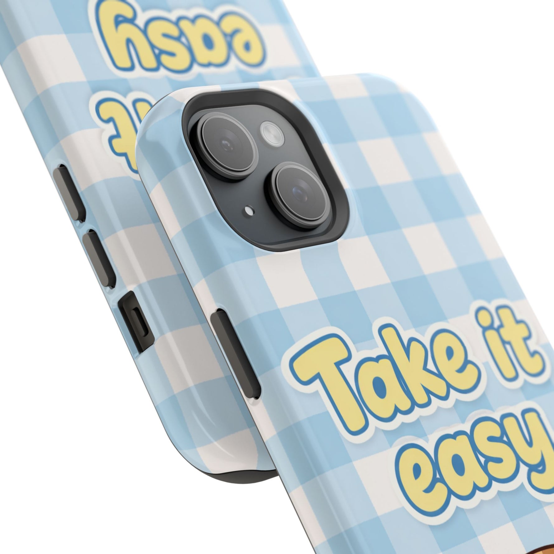Take It Easy Cat Cute Funny Phone Case | MagSafe Compatible Impact-Resistant