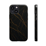 Black Marble Tough iPhone Case - Shamo's