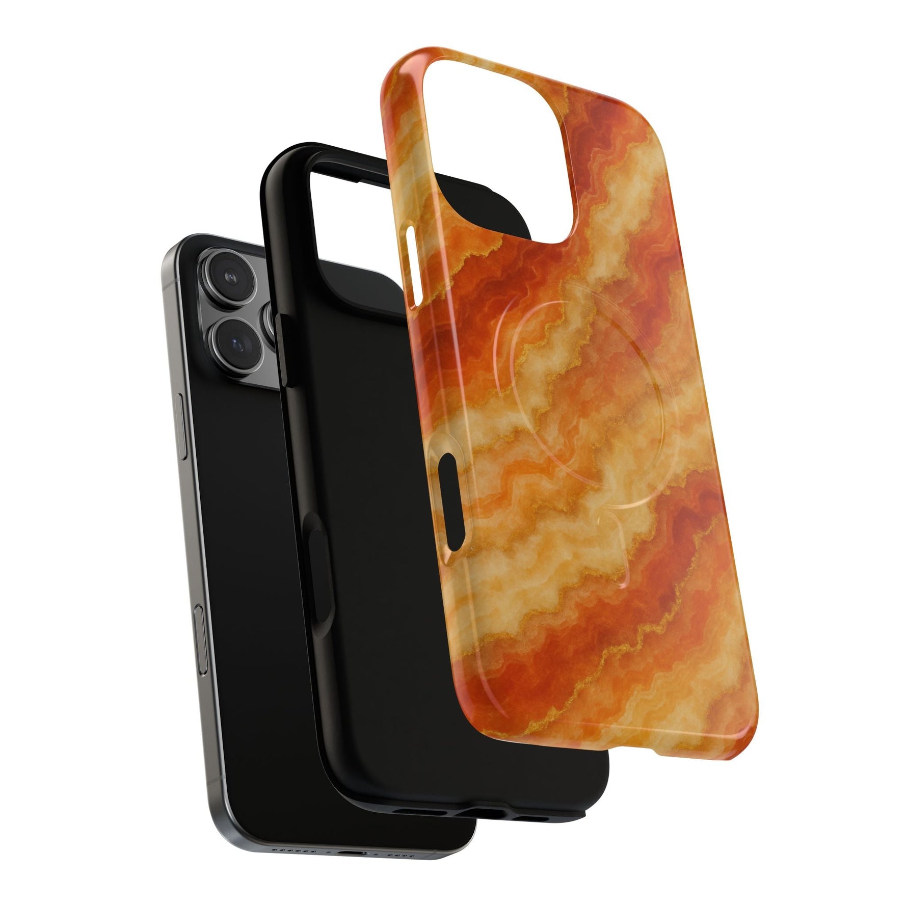 Amber Agate Marble iPhone Case with MagSafe  Shamo's