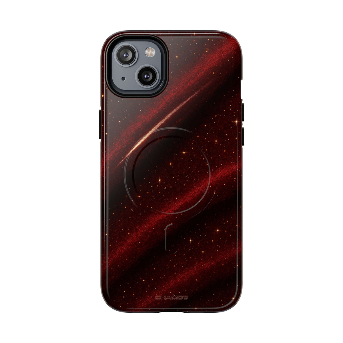 Red Nebula iPhone Case with MagSafe
