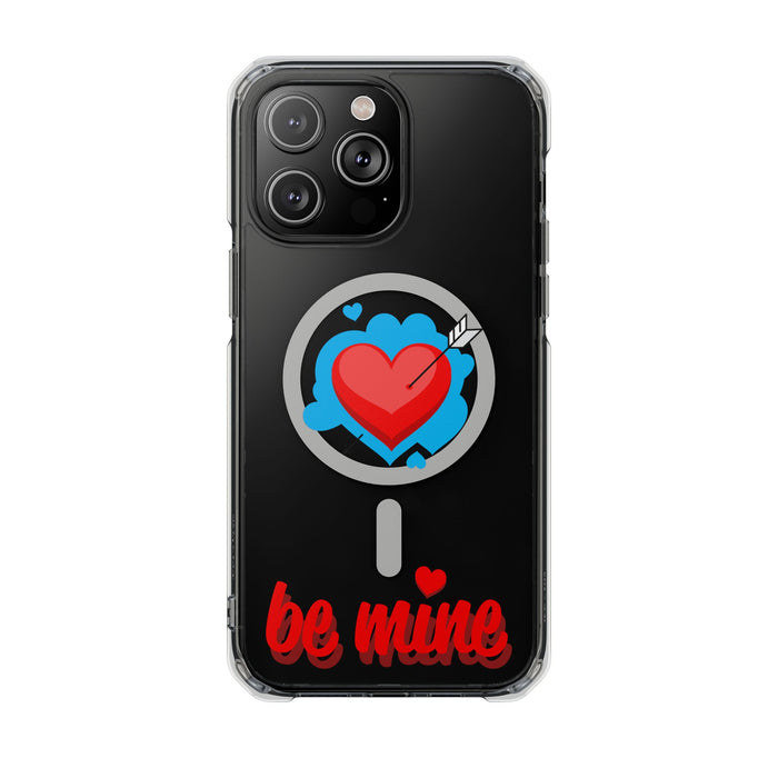 Magnetic Clear Phone Case | Compatible with MagSafe | Be Mine Love Edition