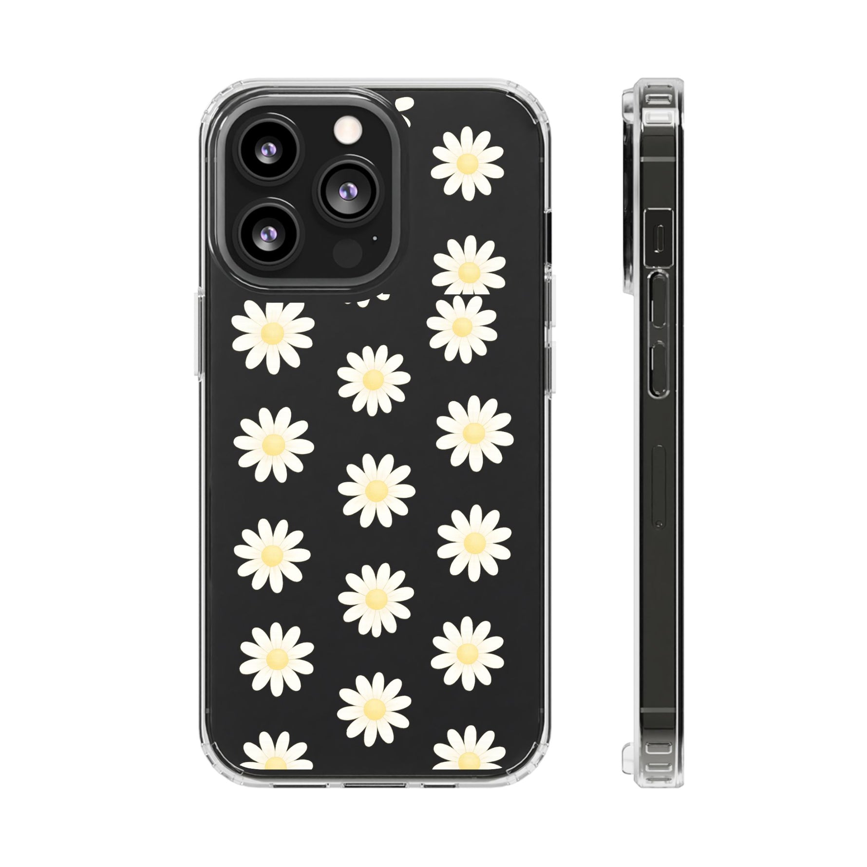Daisy Floral Clear iPhone Case - Shamo's