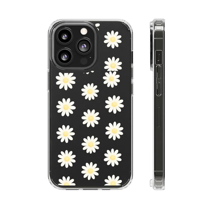 Daisy Floral Clear iPhone Case - Shamo's