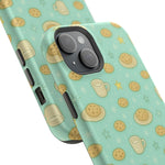 Cookie & Coffee Pattern Tough iPhone Case — Impact-Resistant  Shamo's