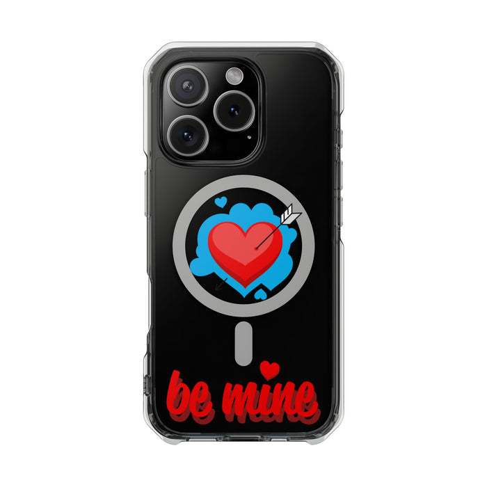 Magnetic Clear Phone Case | Compatible with MagSafe | Be Mine Love Edition