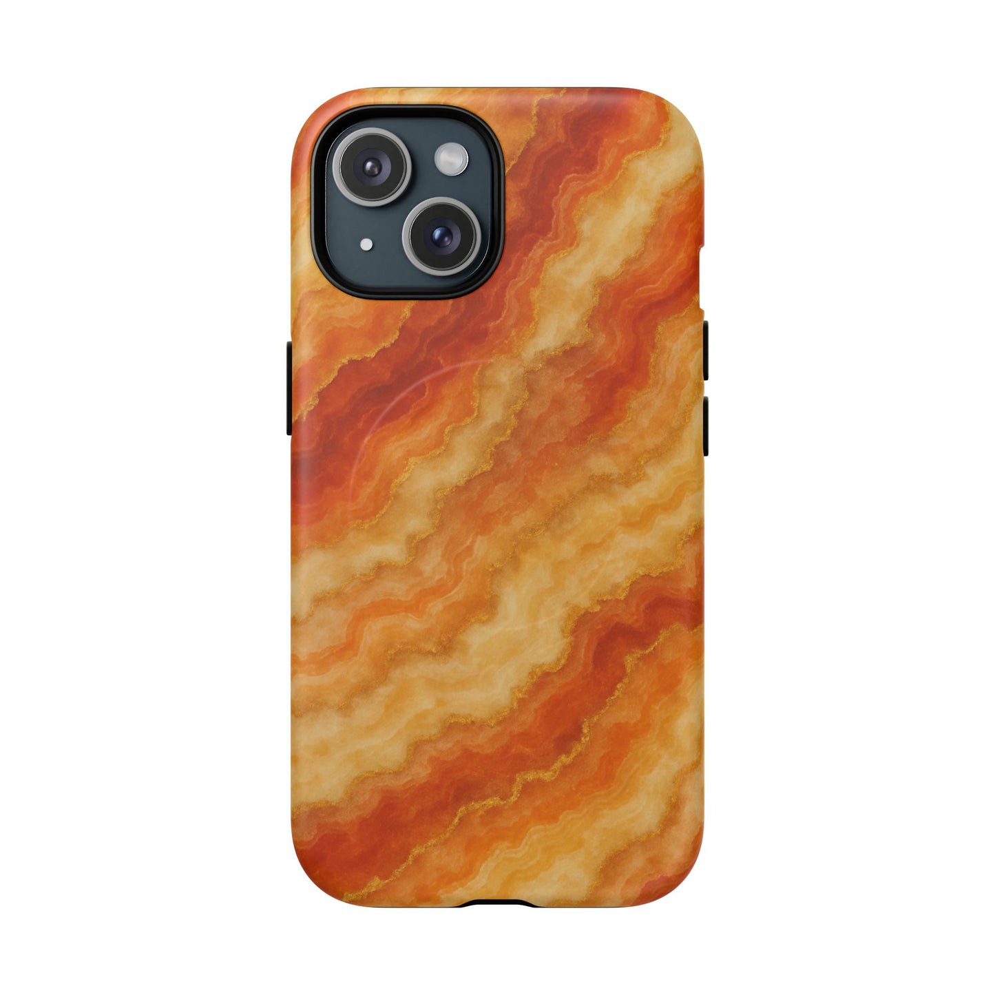 Amber Agate Marble iPhone Case with MagSafe - Shamo's