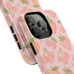 Cute Fruits iPhone Case - Colorful Cherry & Strawberry Design | MagSafe - Shamo's