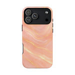 Luxury Series Pink Marble iPhone Case compatible with MagSafe - Shamo's
