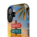 Hello Summer Phone Case — Tropical Beach MagSafe Impact-Resistant Case