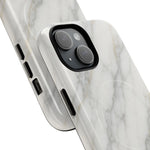 Classic White Marble iPhone Case with MagSafe - Shamo's