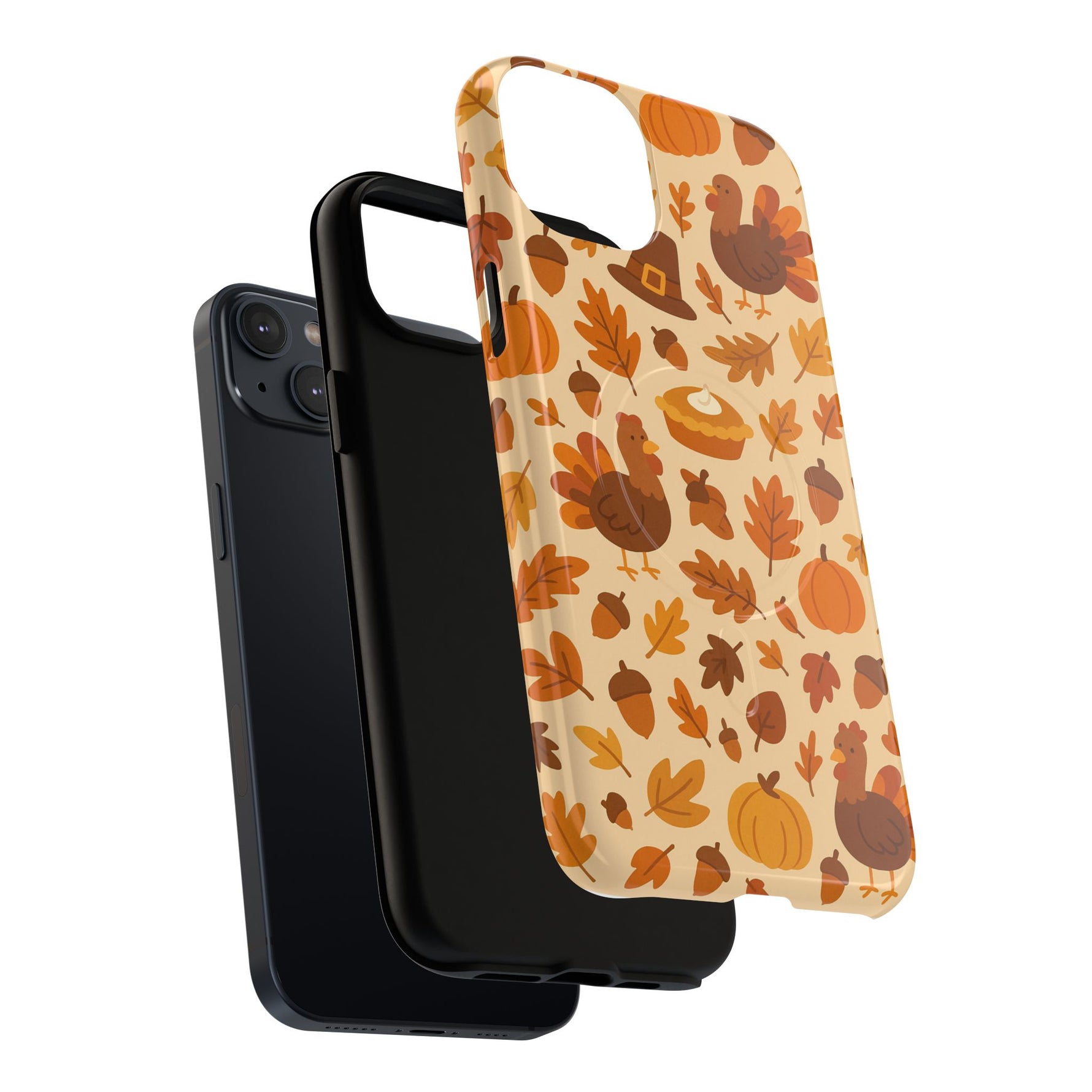 Thanksgiving-Themed Tough Magnetic iPhone Case | Compatible with MagSafe - Shamo's