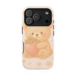 Strawberry Teddy iPhone Case with MagSafe - Shamo's