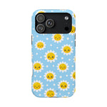 Sunny Daisy MagSafe Compatible Magnetic Phone Case — Impact-Resistant Cover