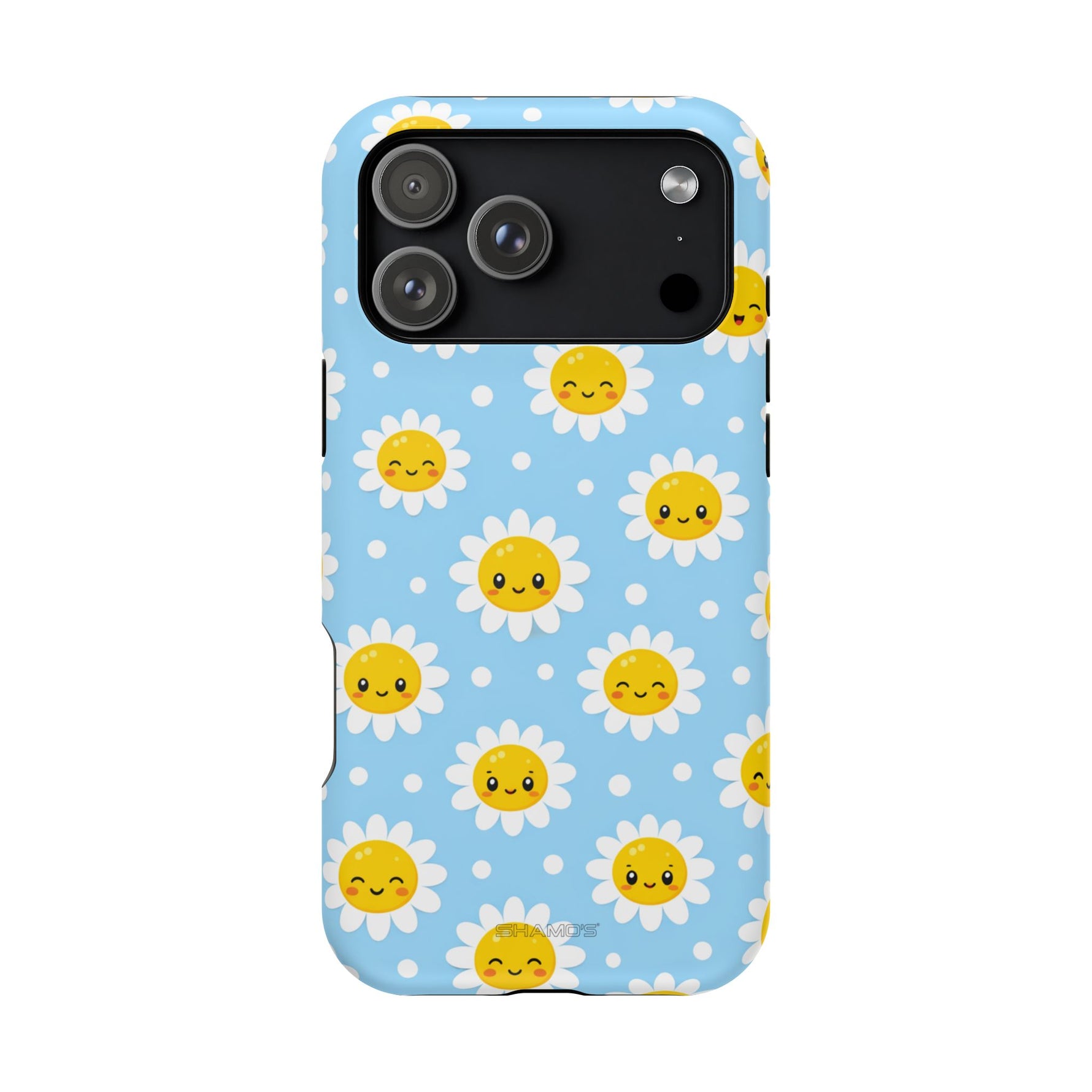 Sunny Daisy MagSafe Compatible Magnetic Phone Case — Impact-Resistant Cover