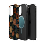 Floral Vintage Rose Magnetic Impact iPhone Case with MagSafe  Shamo's