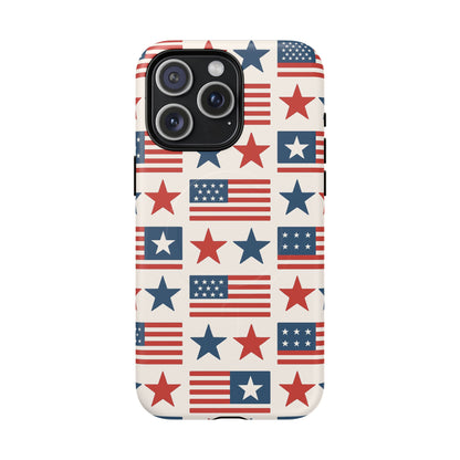 Patriotic American Flag iPhone Case | MagSafe