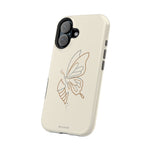 Butterfly Transformation from Caterpillar Minimalist Magnetic Impact-Resistant Phone Case with Magsafe